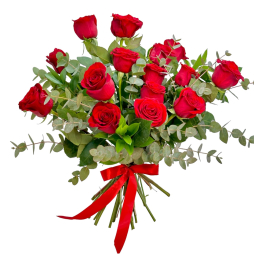 Buchet 15 trandafiri rosii