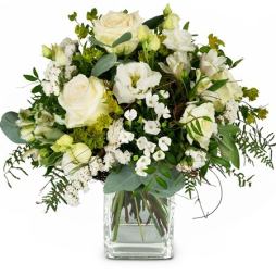 Buchet de flori albe cu livrare Austria