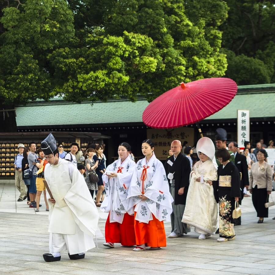 nunta traditionala japnia kimono mireasa
